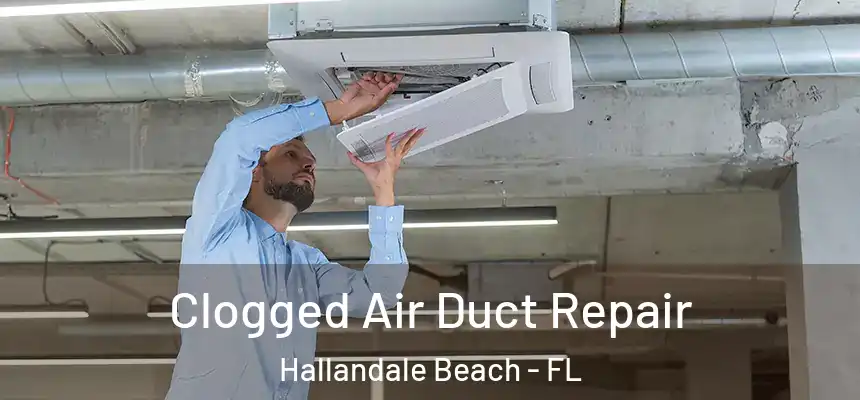  Clogged Air Duct Repair Hallandale Beach - FL